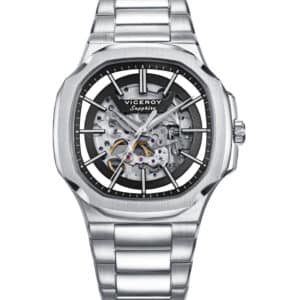 Reloj Viceroy Hombre caja de acero 10 Atm, brazalete de acero, movimiento automático, colección Laura Escanes