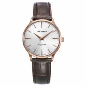 Reloj Acero Ip Rosa Correa Zafiro Sra Swiss Made