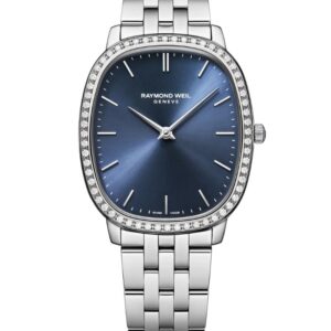 Reloj Raymond Weil Toccata Heritage 31 x 36 mm, esfera azul  5280-STS-50001