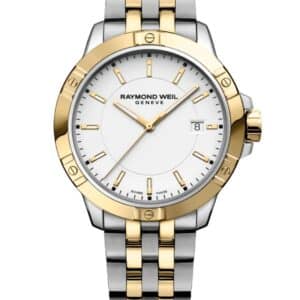 Reloj Raymond Weil tango Classic 41 mm, white dial 8160-STP-30041