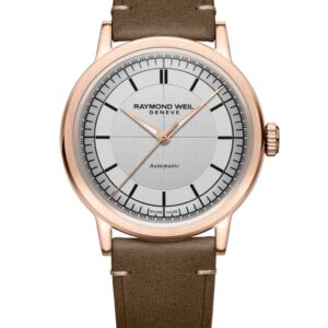 Reloj Raymond Weil millesime central seconds 39 mm, silver dial 2925-PC5-65001