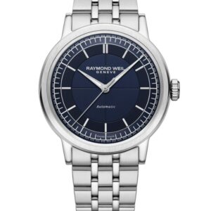 Reloj Raymond Weil millesime central seconds 39 mm, blue dial 2925-ST-50001