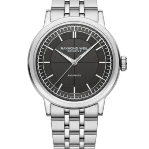 Reloj Raymond Weil millesime central seconds 39 mm, anthracite dial 2925-ST-60001