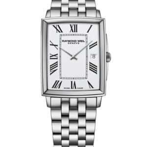 Reloj Raymond Weil toccata Square 37 x 29 mm, white dial 5425-ST-00300