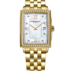 Reloj Raymond Weil toccata square 22 x 28 mm, mother-of-pearl dial 5925-PS-00995