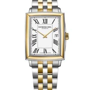 Reloj Raymond Weil toccata square 22 x 28 mm, white dial 5925-STP-00300