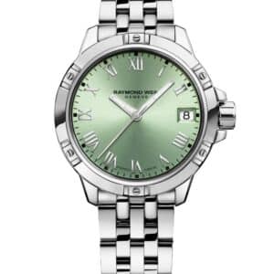 Reloj Raymond Weil tango Classic 30 mm, green dial 5960-ST-00520
