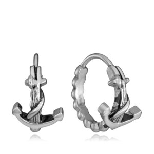 Pend Acero Oxidado Aro Ancla Sr Fashion