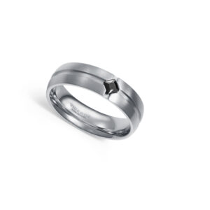 Anillo Acero Y Circ Sr Fashion