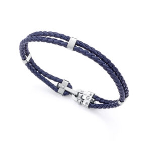 Puls Acero Y Piel Azul Sr Fashion