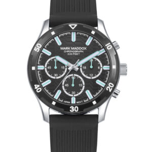 Crono Acero Ip Negro Correa Sr Mm