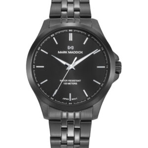 Reloj Acero Ip Negro Brazalete Sr Mm