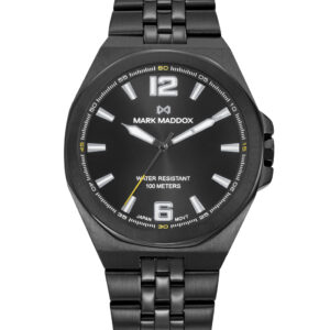 Reloj Acero Ip Negro Brazalete Sr Mm