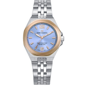 Reloj Acero Ip Rosa Brazalete Sra Mm