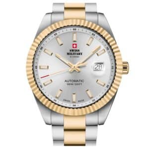 Reloj automático suizo clásico – plateado, bicolor | Swiss Military SMA34110.06