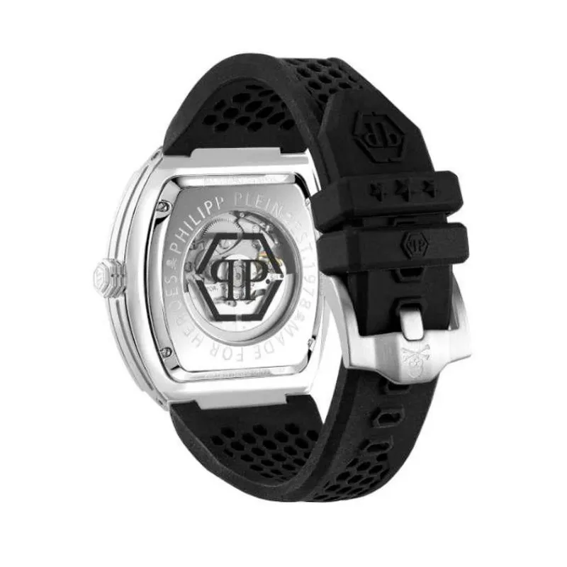 Reloj Caballero Philipp Plein The Skeleton PVD Plata Automatico 44mm PWBAA2123 - Imagen 2