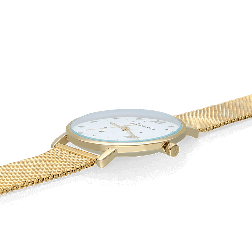 MILKY WAY 36MM WHITE DIAL IPG MESH - Imagen 2