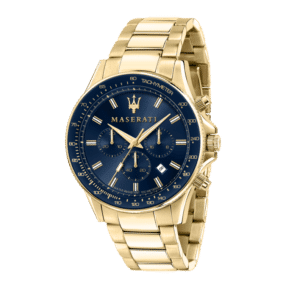 SFIDA 44MM CHR BLUE DIAL BR YG
