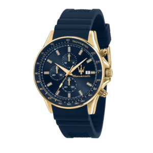 SFIDA 44MM CHR BLUE DIAL BLUE SILICON ST