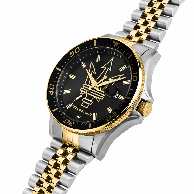 SFIDA 44MM 3H BLACK DIAL SS+YG BR - Imagen 5
