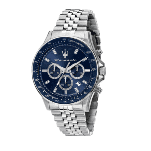 SFIDA 44MM CHRO BLUE DIAL SS BR