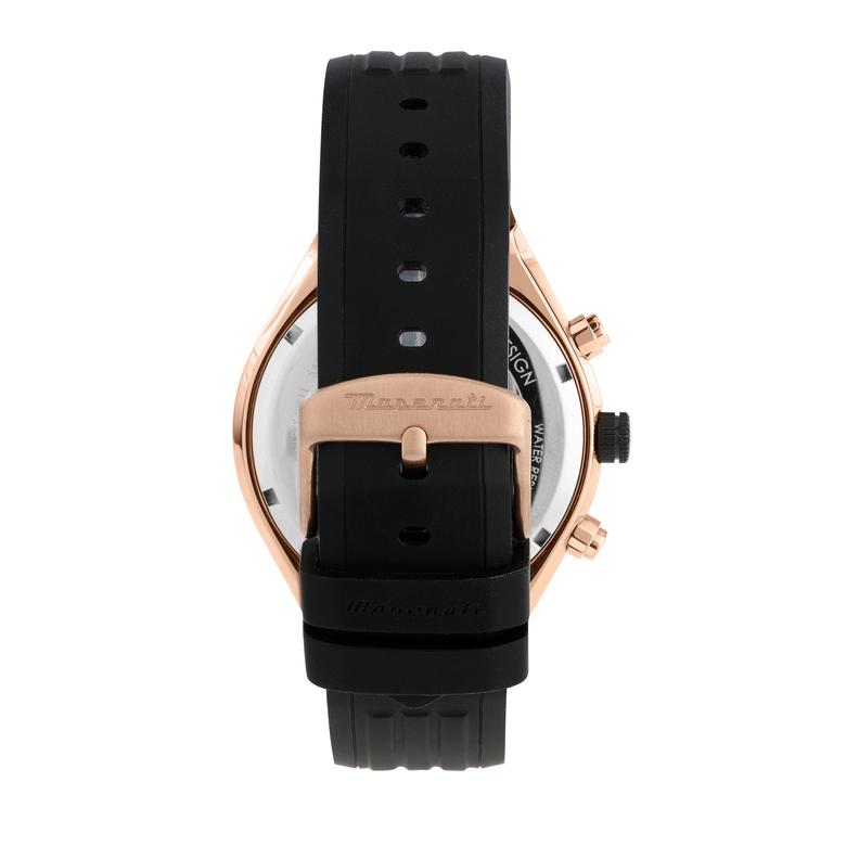 STILE 45MM CHR BLK+SILVER DIAL BLK SIL S - Imagen 3