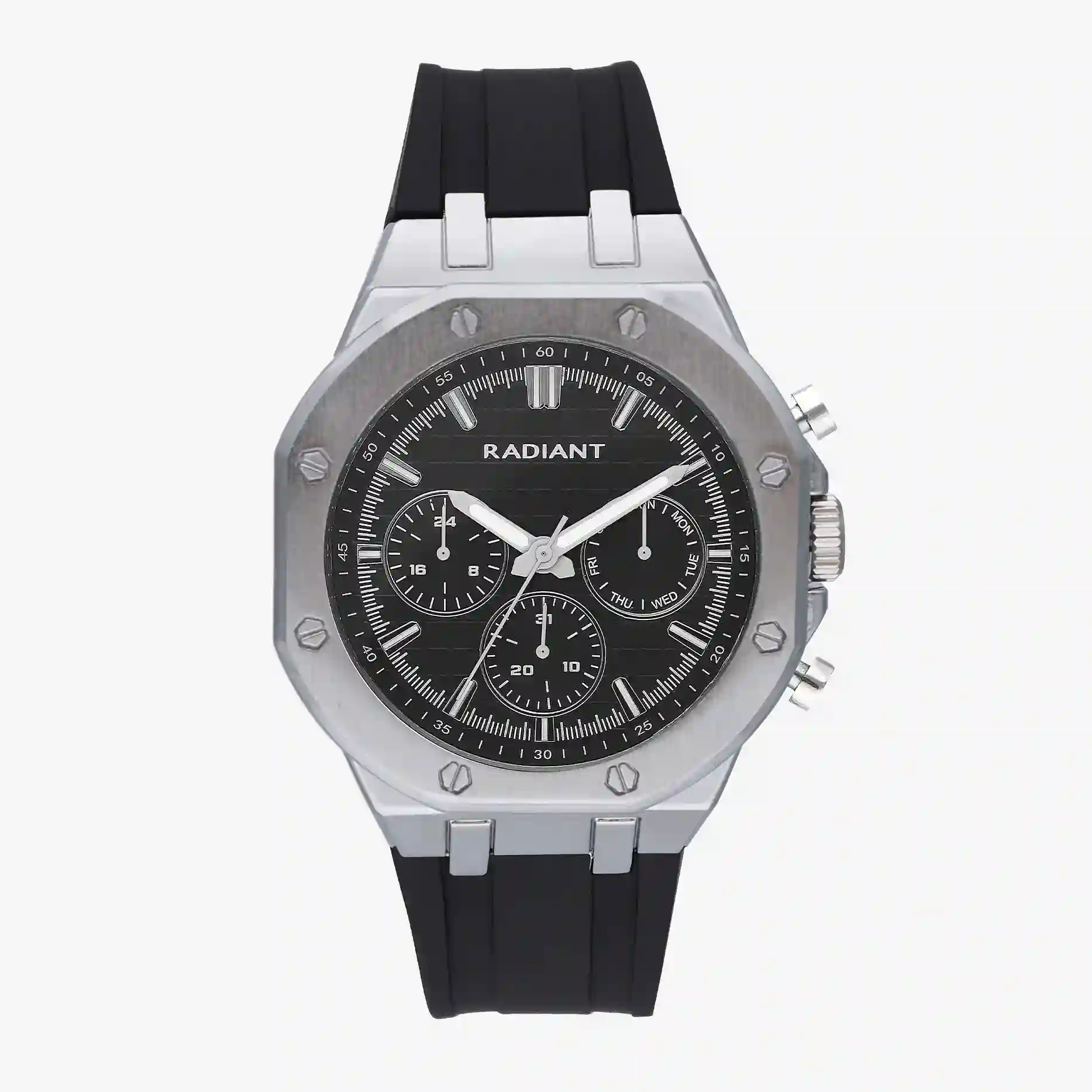 Reloj Hombre Jack Negro/Plateado