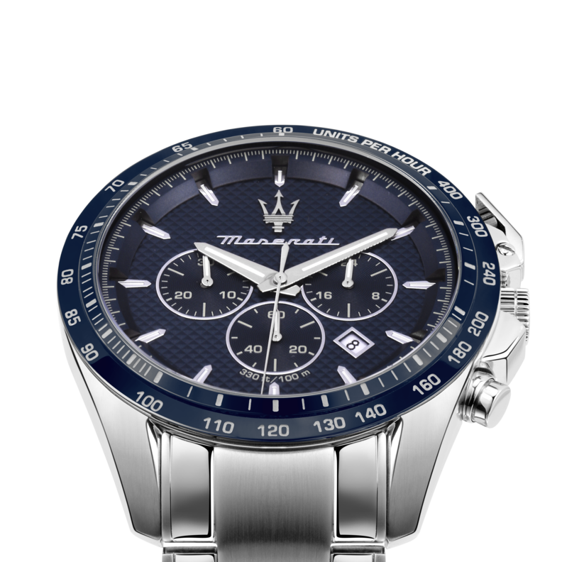 TRAGUARDO 45MM CHR BLUE DIAL BR SS - Imagen 5