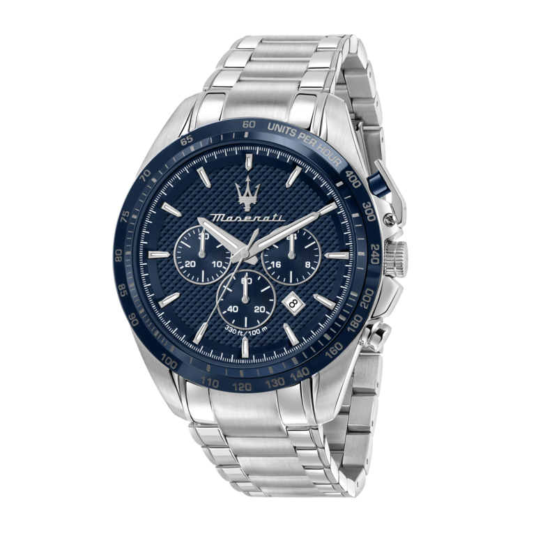 TRAGUARDO 45MM CHR BLUE DIAL BR SS