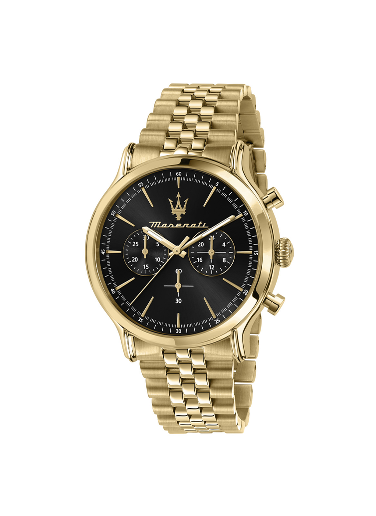 EPOCA 42MM CHR BLACK DIAL BR YG - Imagen 4