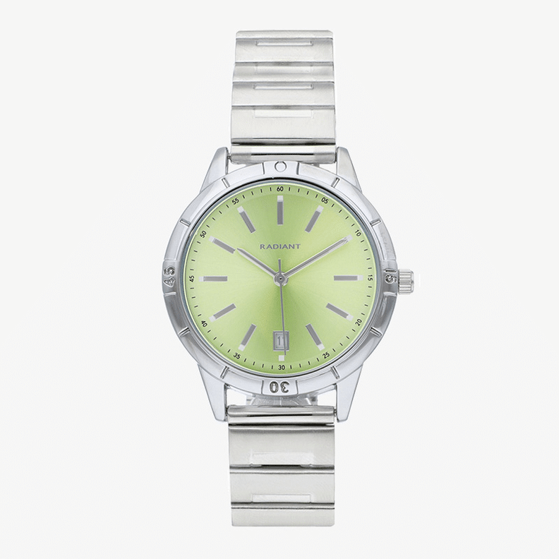 Reloj Mujer Kim Verde/Plateado