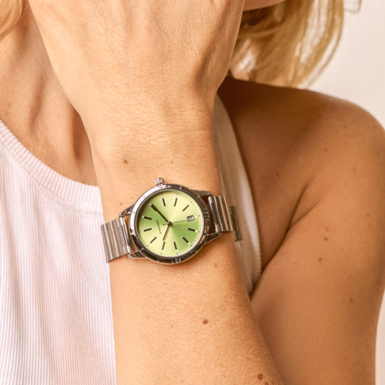 Reloj Mujer Kim Verde/Plateado - Imagen 2