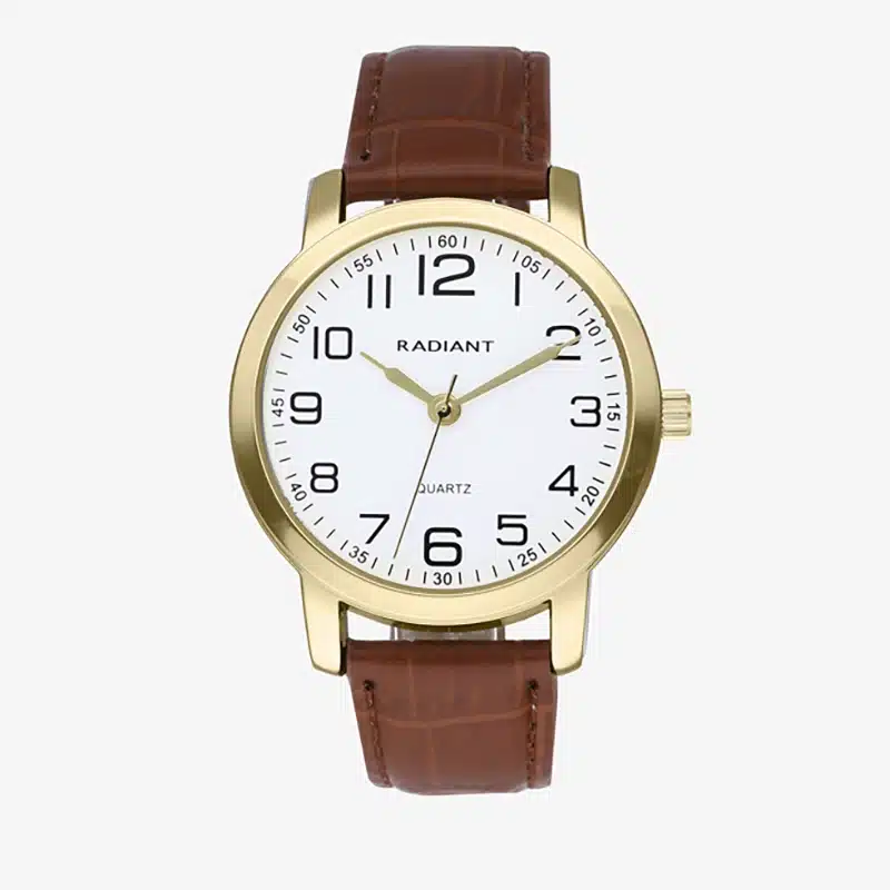 Reloj Hombre Grand Marrón/Dorado