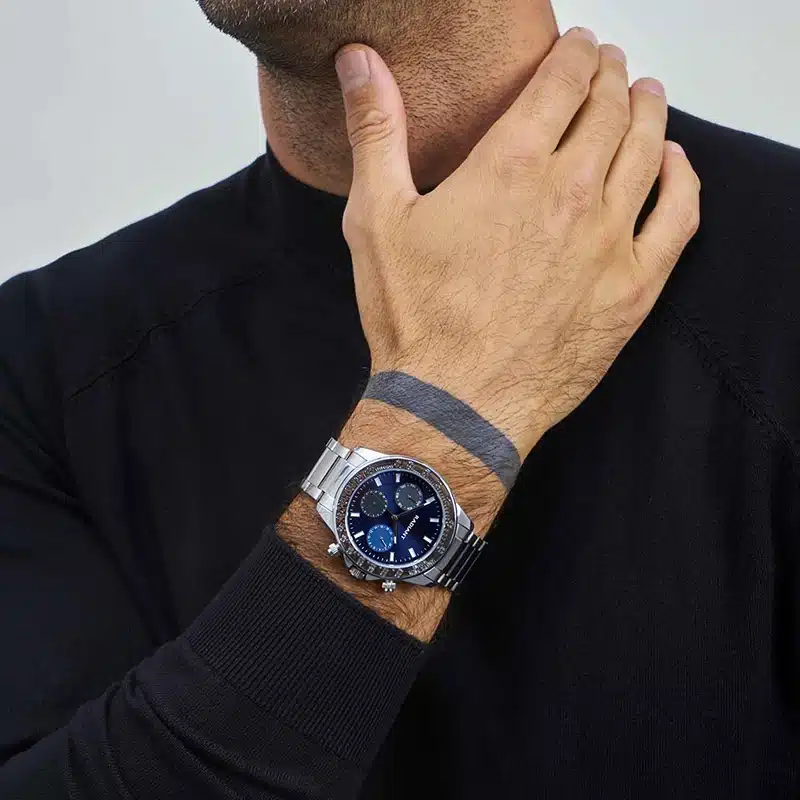 Reloj Hombre Rope Azul/Plateado - Imagen 2