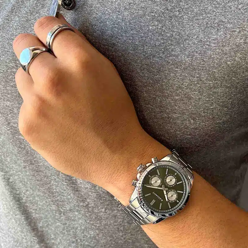 Radiant Tech Reloj Hombre Green/Silver - Imagen 5