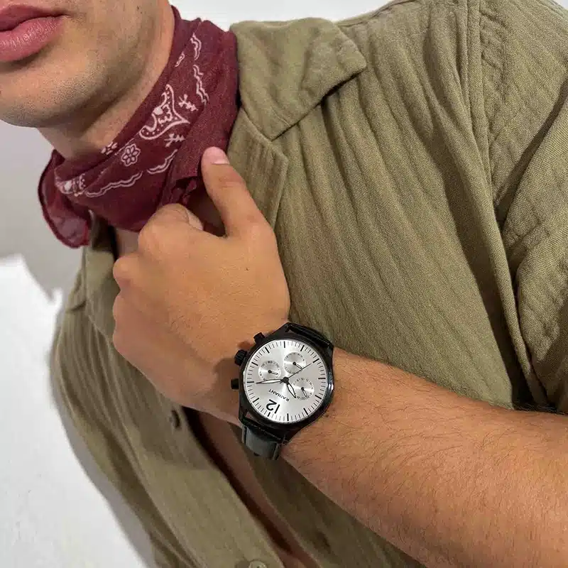 Reloj Hombre Team Negro/Plateado - Imagen 2