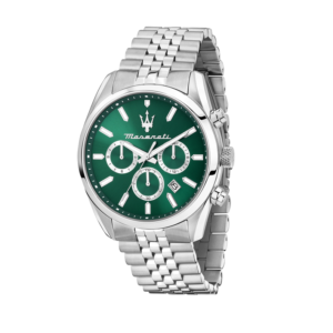 ATTRAZIONE 43MM MULT GREEN DIAL SS BR