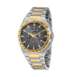 VELOCITÀ SLIM 41MM CHR GREY DIA SS+YG BR