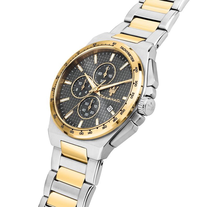 VELOCITÀ SLIM 41MM CHR GREY DIA SS+YG BR - Imagen 4
