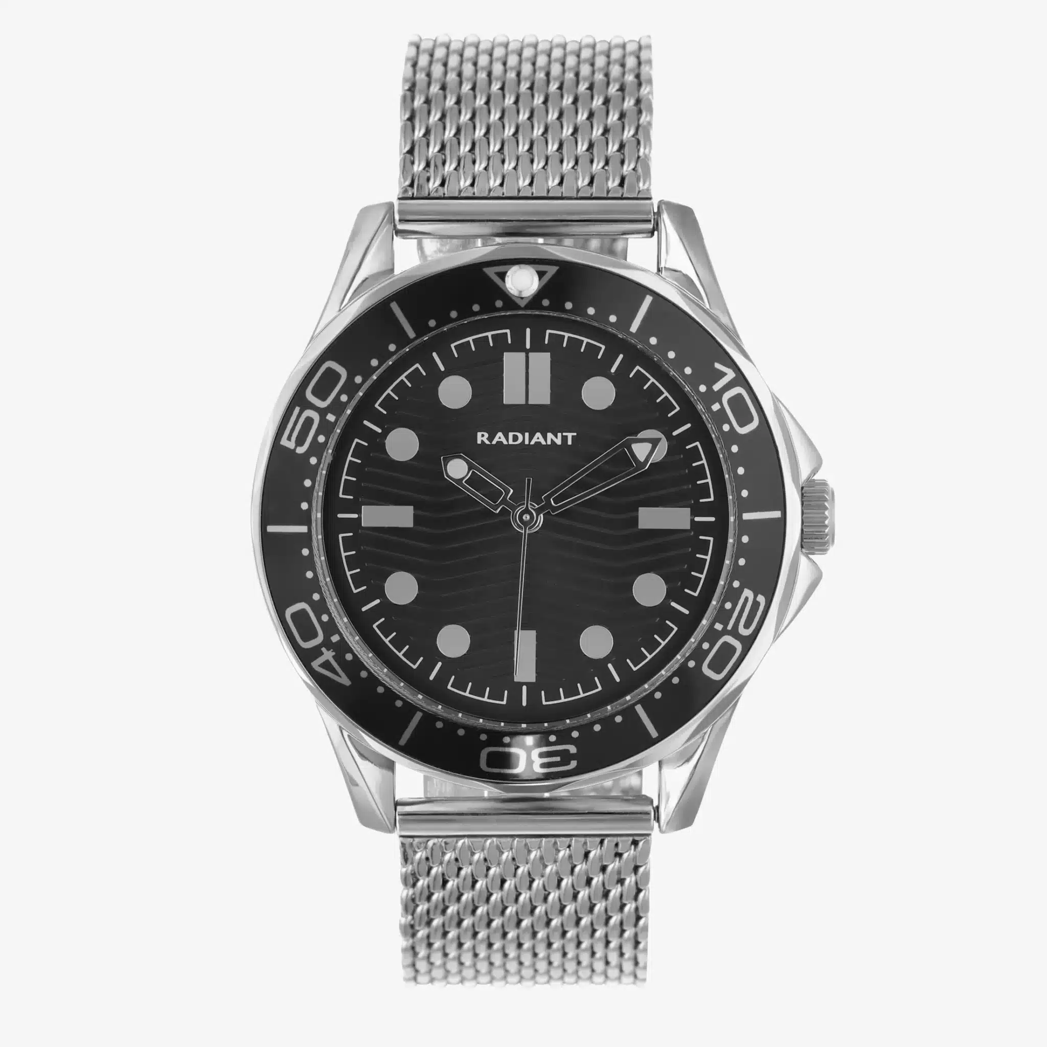 Reloj Hombre Chris Negro/Plateado