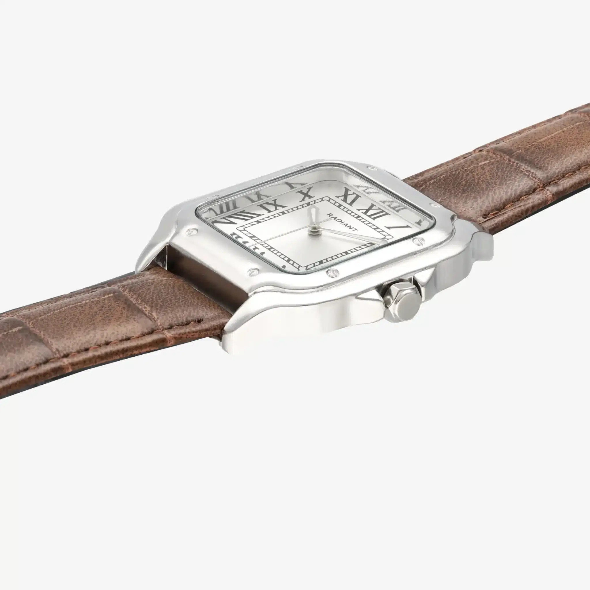 Reloj Hombre Chris Him Marrón/Plateado - Imagen 3