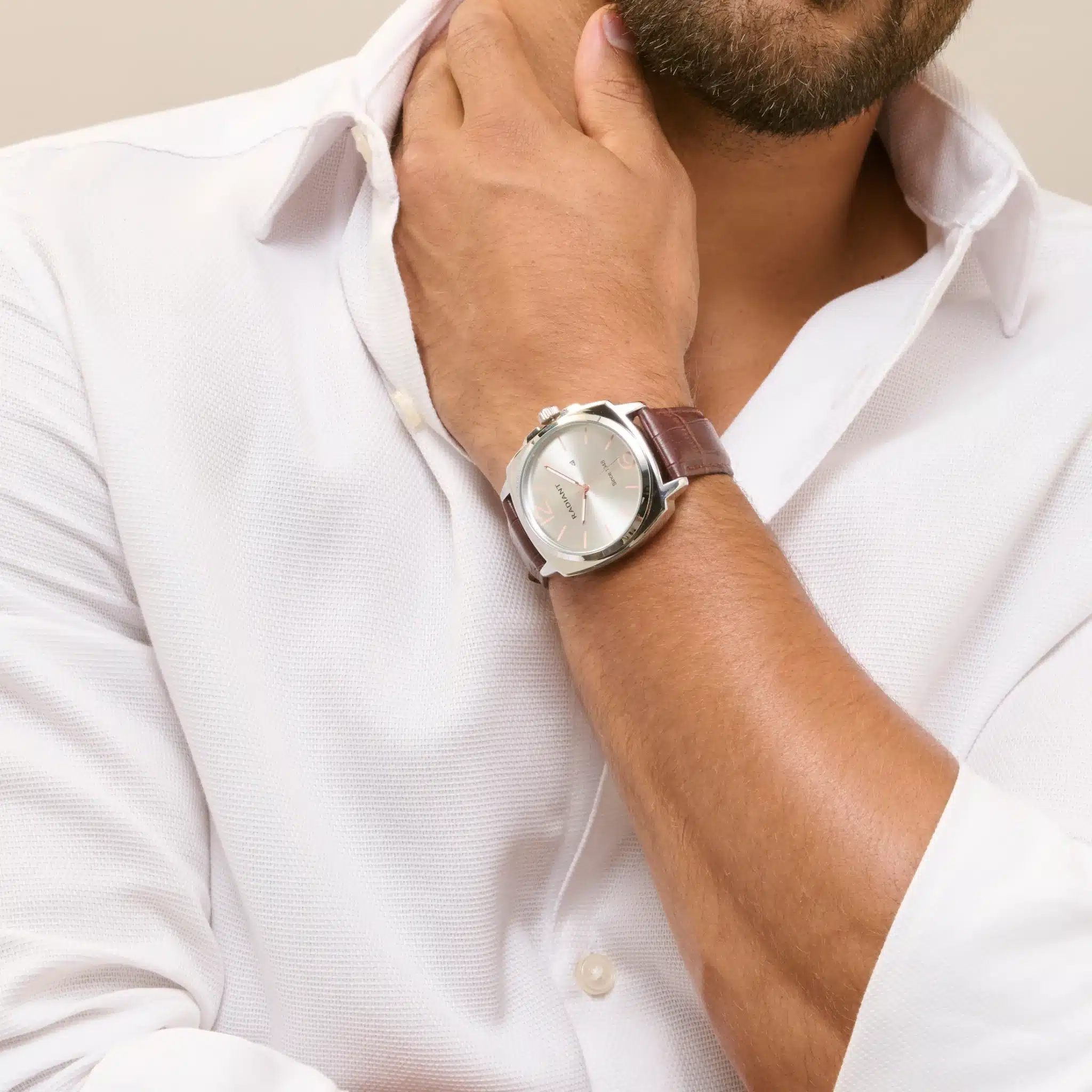 Reloj Hombre Paul Marrón/Plateado - Imagen 5