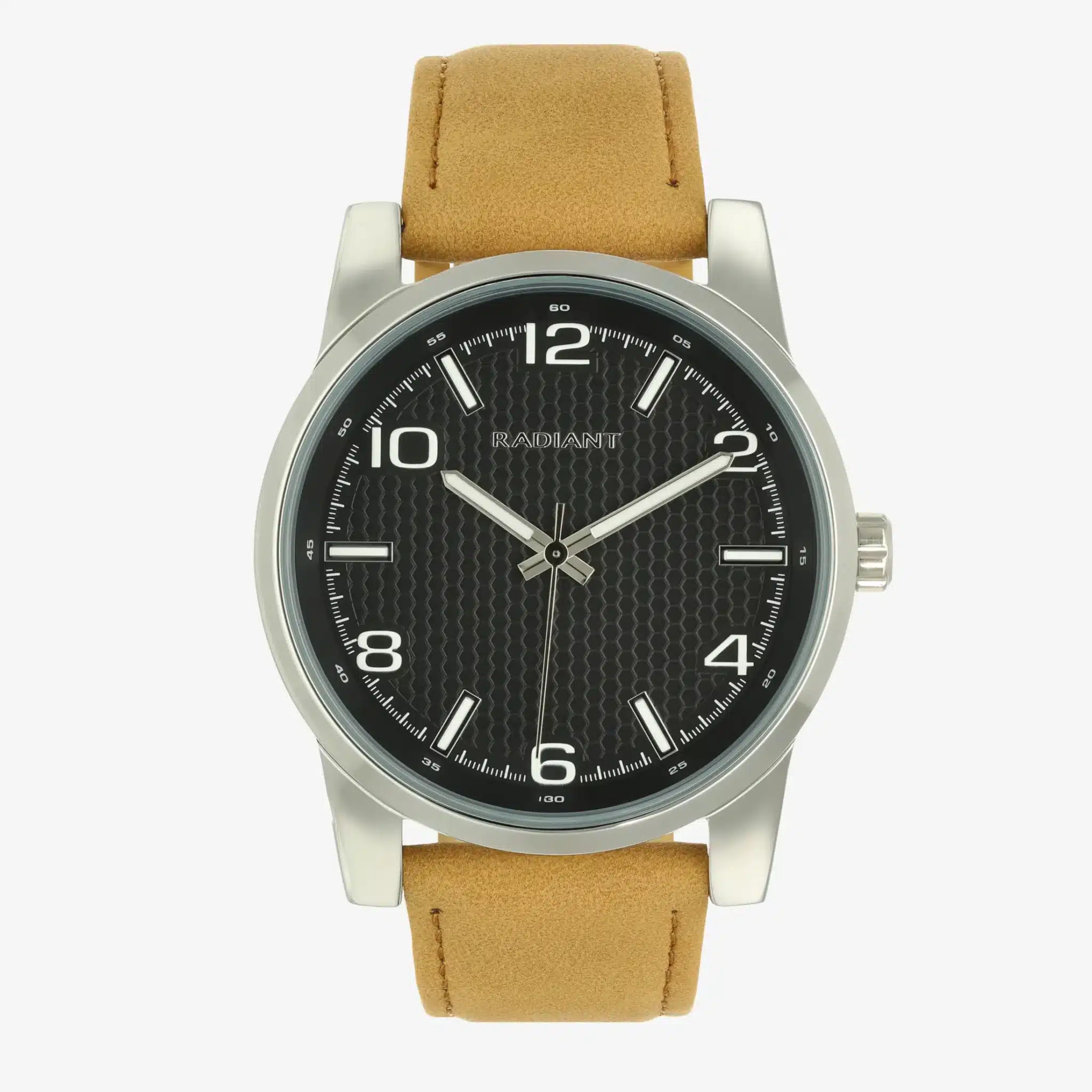 Reloj Hombre Johnny Negro/Marrón
