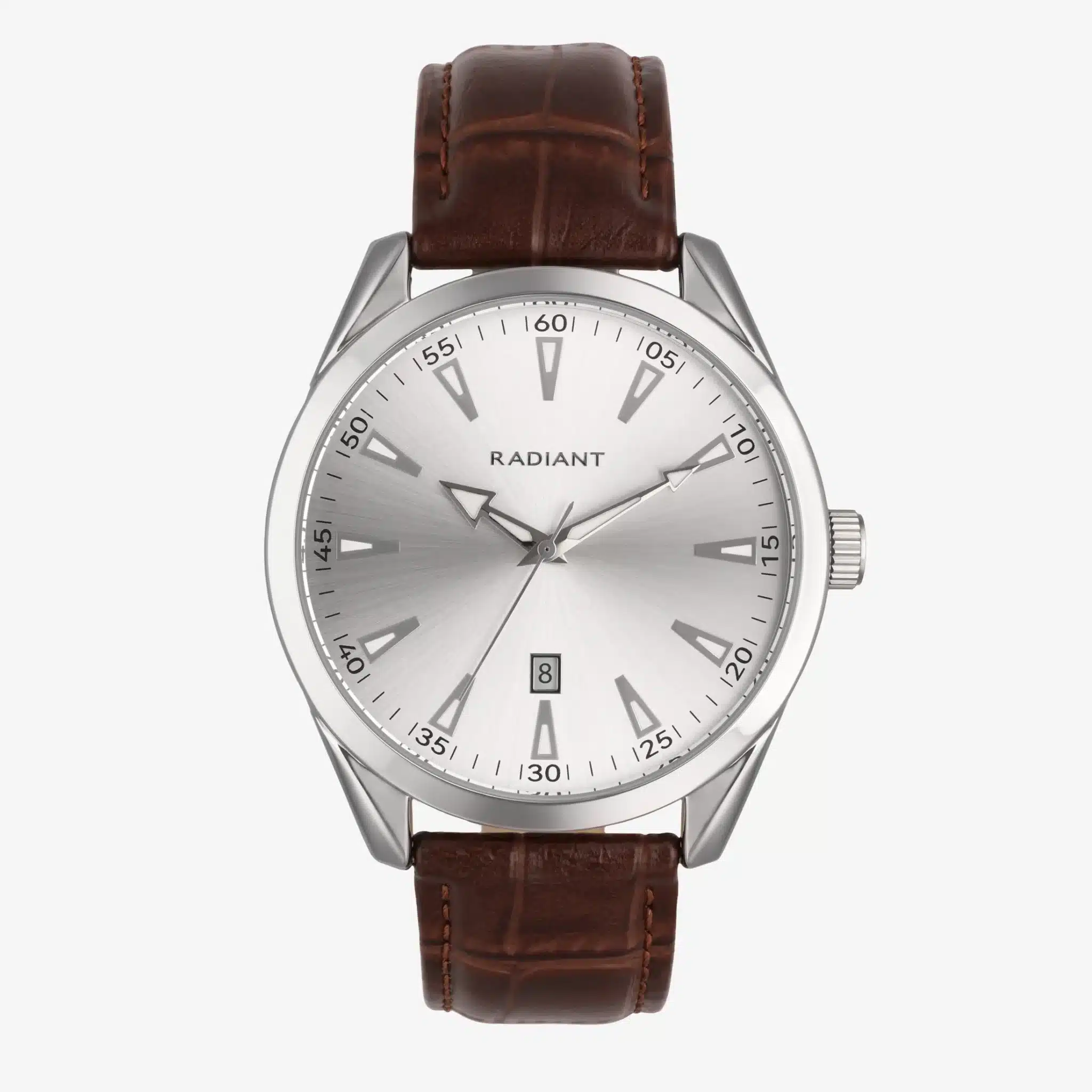 Reloj Hombre Ocean Code Marrón/Plateado