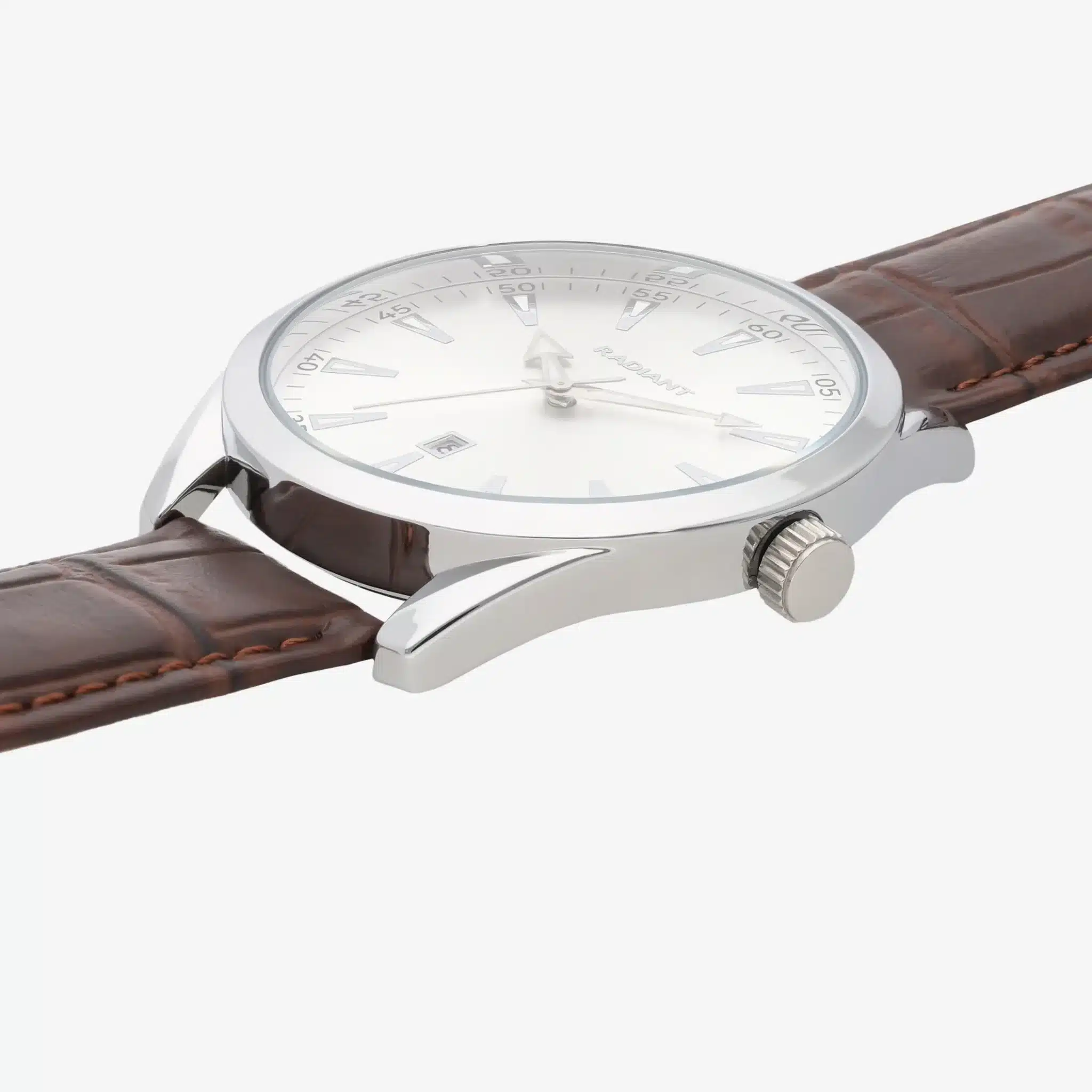 Reloj Hombre Ocean Code Marrón/Plateado - Imagen 3