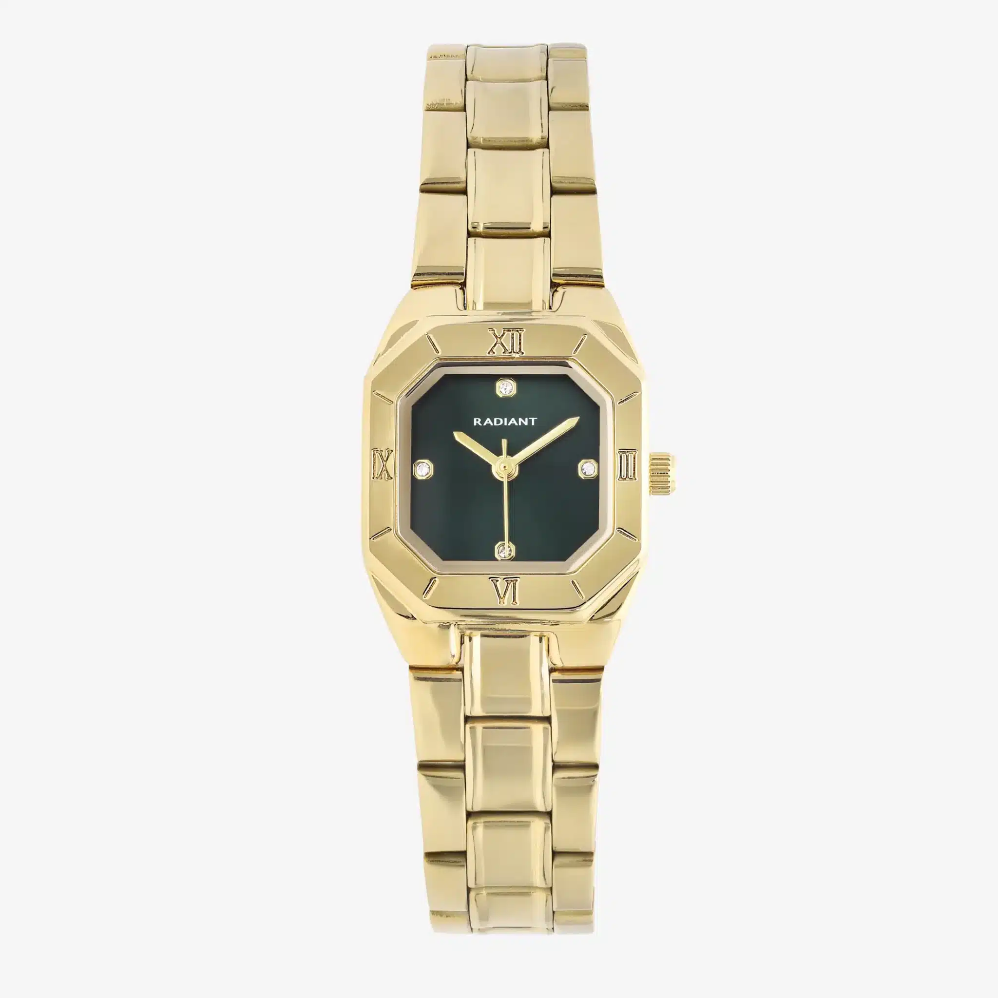 Reloj Mujer Palm Drive Verde/Dorado