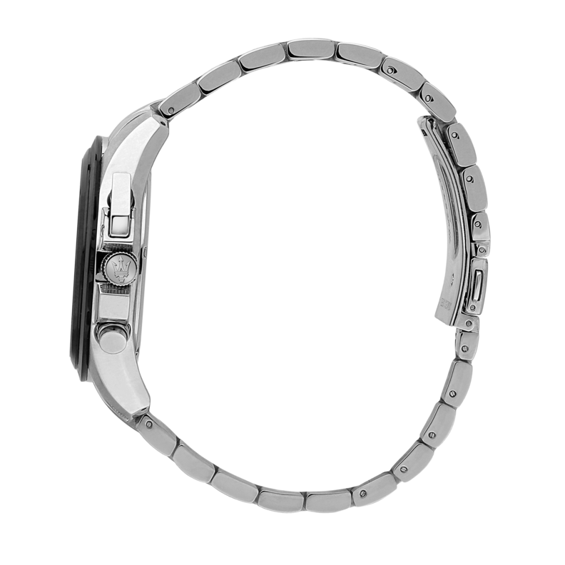 TRAGUARDO 43MM CHR BLACK DIAL SS BR - Imagen 2