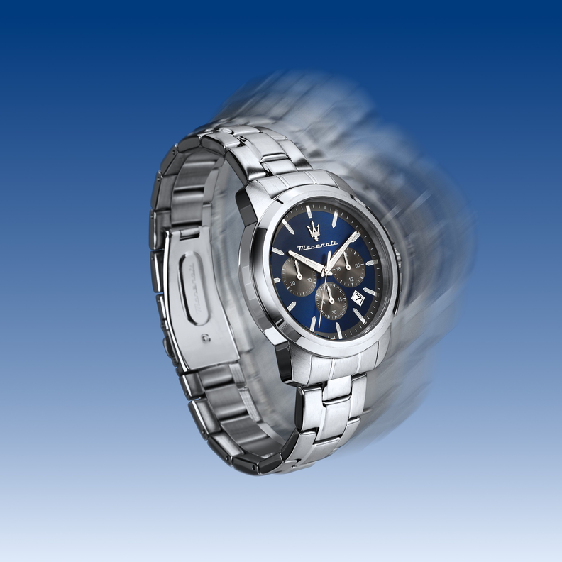 SUCCESSO 42MM CHR BLU/GUN DIAL SS BR - Imagen 5