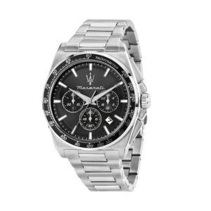 VELOCITÀ 43MM CHR BLACK DIAL SS BR