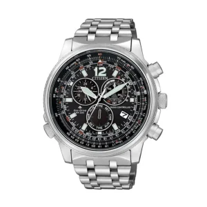Reloj Citizen Hombre Radiocontrol Crono Pilot E660 Acero 43,7mm CB5860-86E
